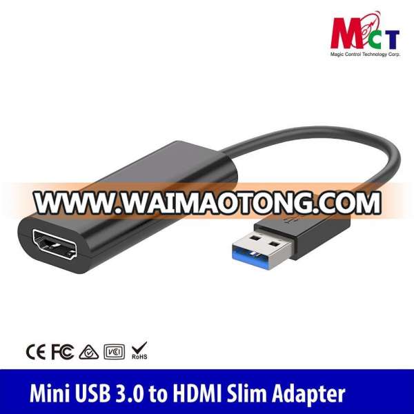 Taiwan Made USB 3.0 to HDMI cable display converter graphic mini Adapter